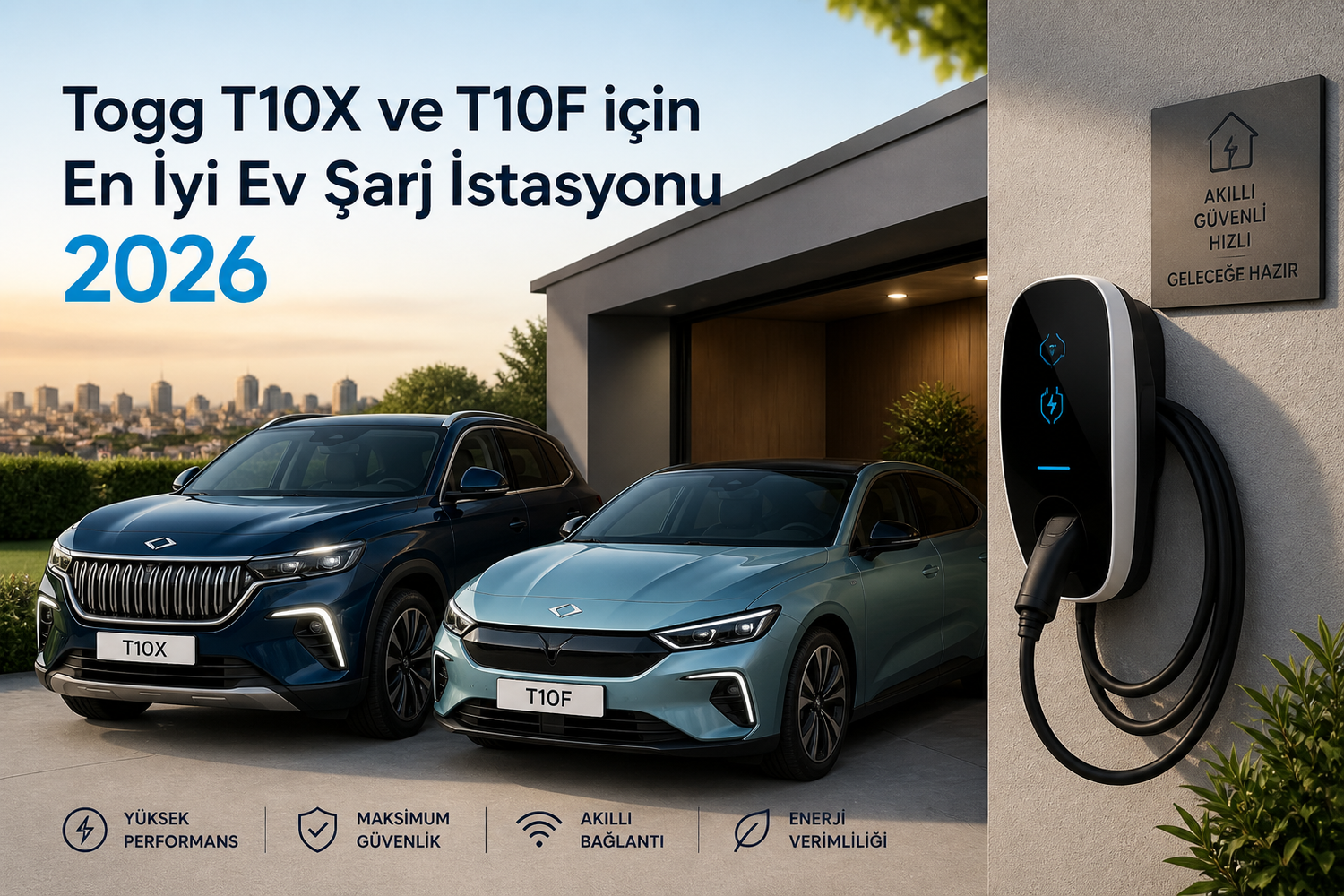 Togg T10X ve T10F için En İyi Ev Şarj İstasyonu