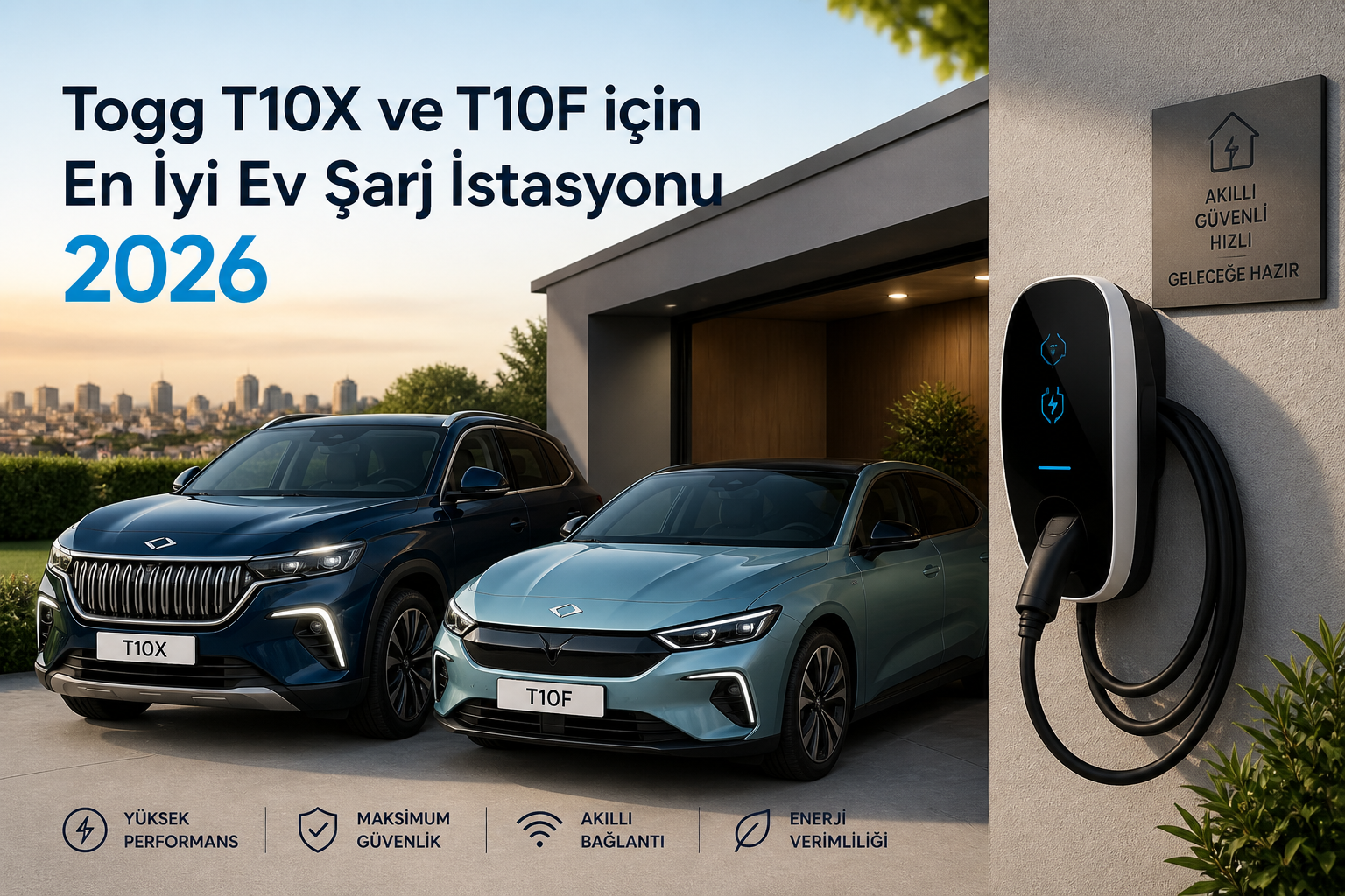 Togg T10X ve T10F için En İyi Ev Şarj İstasyonu